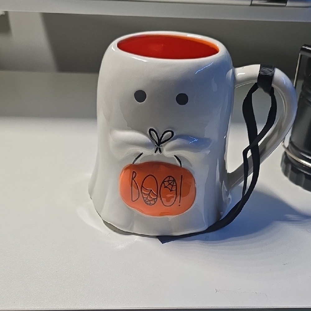 Rae DunnGhost Halloween Mug with Boo Design